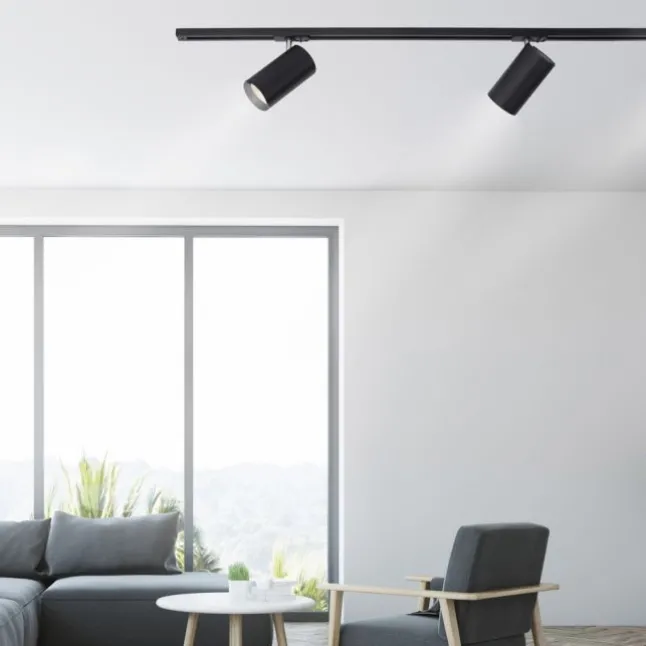 Paul Neuhaus PURE Technik LED Schienenleuchte dimmbar erweiterbar schwarz drehbar