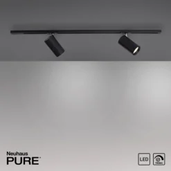 Paul Neuhaus PURE Technik LED Schienenleuchte dimmbar erweiterbar schwarz drehbar