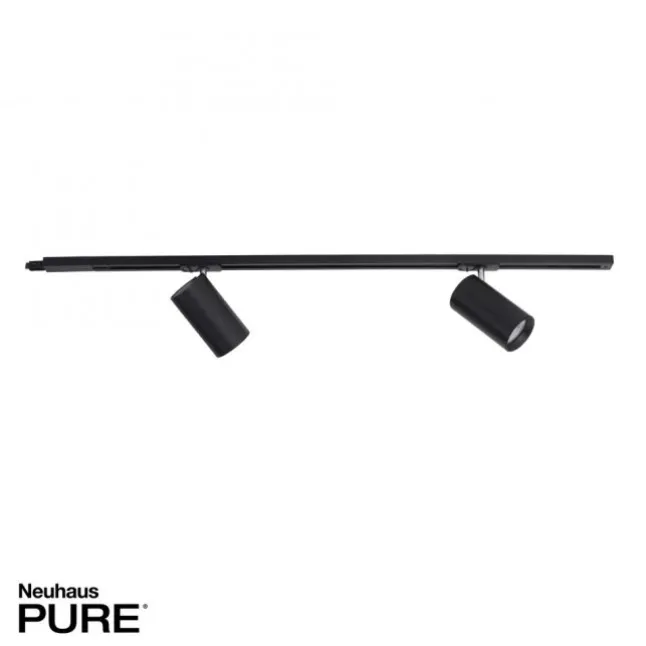 Paul Neuhaus PURE Technik LED Schienenleuchte dimmbar erweiterbar schwarz drehbar