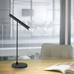 Paul Neuhaus PURE Tutua LED Tischleuchte schwarz dimmbar dimmbar schwenkbar