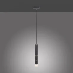 Paul Neuhaus PURE Vega LED Pendelleuchte schwarz 1 flammig mit Lichtmodi