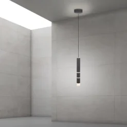 Paul Neuhaus PURE Vega LED Pendelleuchte schwarz 1 flammig mit Lichtmodi