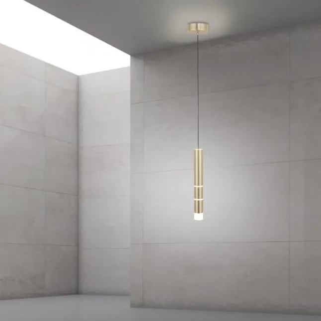 Paul Neuhaus PURE Vega LED Pendelleuchte messing matt 1 flammig Lichtmodi