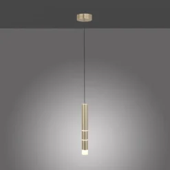 Paul Neuhaus PURE Vega LED Pendelleuchte messing matt 1 flammig Lichtmodi