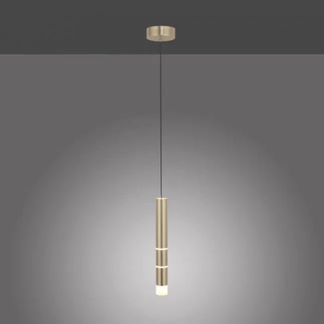 Paul Neuhaus PURE Vega LED Pendelleuchte messing matt 1 flammig Lichtmodi