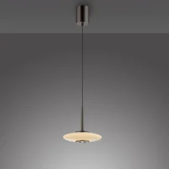 Paul Neuhaus PURE Vitrum Pendelleuchte dark-metal brown, höhenverstellbar