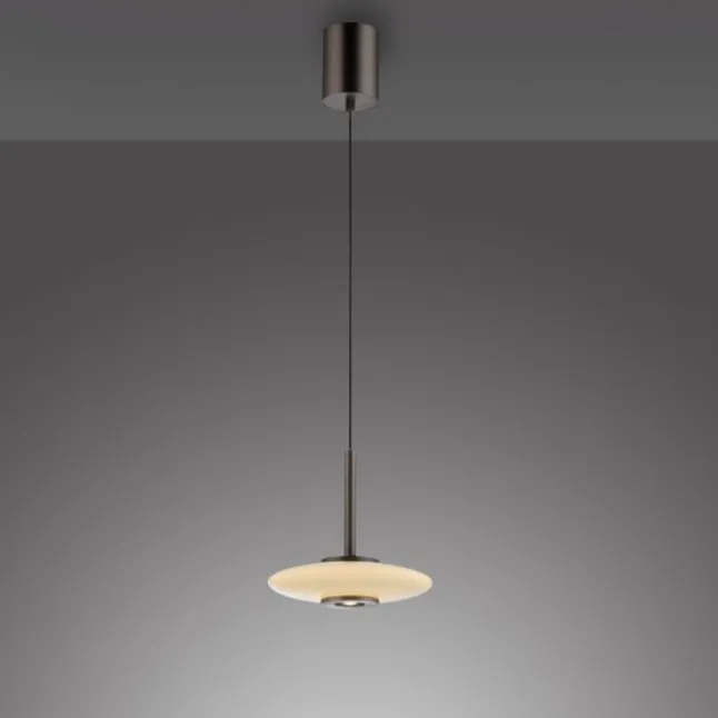 Paul Neuhaus PURE Vitrum Pendelleuchte dark-metal brown, höhenverstellbar