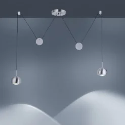 Paul Neuhaus, Q-ADAM, LED-Pendelleuchte, höhenverstellbar, Smart-Home
