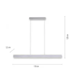 Paul Neuhaus Q ADRIANA LED Pendelleuchte Smart Home aluminium RGB