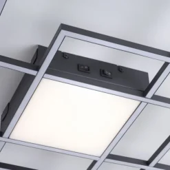 Paul Neuhaus Q-Asmin LED Deckenleuchte Smart Home 80x80 schwarz