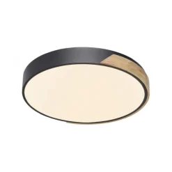 Paul Neuhaus Q BILA LED Deckenleuchte Smart Home mattfarbig Echtholz dimmbar
