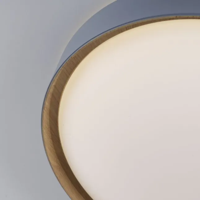 Paul Neuhaus Q EMILIA Deckenleuchte Smart Home grau matt farbig Holzoptik dimmbar