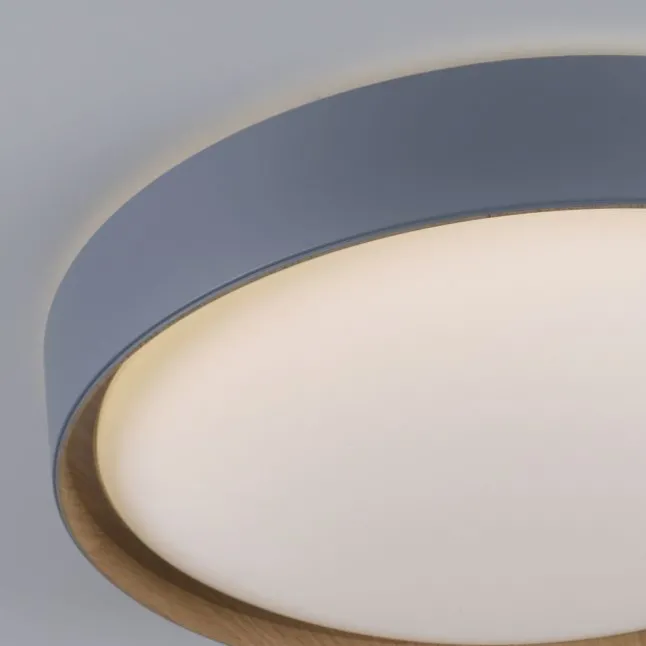 Paul Neuhaus Q EMILIA Deckenleuchte Smart Home grau matt farbig Holzoptik dimmbar