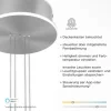 Paul Neuhaus, Q-ETIENNE, LED Pendelleuchte stahl, Smart Home