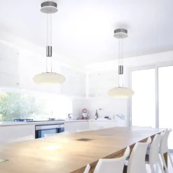 Paul Neuhaus, Q-ETIENNE, LED Pendelleuchte stahl, Smart Home