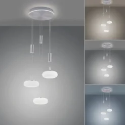 Paul Neuhaus, Q-ETIENNE, LED Pendelleuchte stahl, Smart Home
