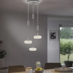 Paul Neuhaus, Q-ETIENNE, LED Pendelleuchte stahl, Smart Home