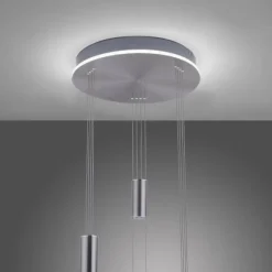 Paul Neuhaus, Q-ETIENNE, LED Pendelleuchte stahl, Smart Home