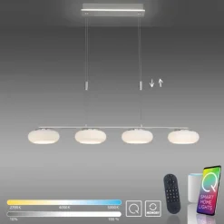 Paul Neuhaus, Q-ETIENNE, LED Pendelleuchte stahl, Smart Home
