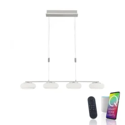 Paul Neuhaus, Q-ETIENNE, LED Pendelleuchte stahl, Smart Home