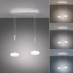 Paul Neuhaus, Q-ETIENNE, LED Pendelleuchte stahl, Smart Home