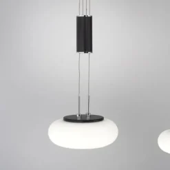 Paul Neuhaus Q ETIENNE Pendelleuchte Smart Home schwarz länglich 2 flammig