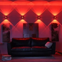 Paul Neuhaus, Q-FISHEYE, LED-Wandleuchte, dimmbar, Linse, Smart Home