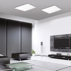 Paul Neuhaus, Q-FLAG, LED-Panel, 62x62cm, CCT, flach, dimmbar, Smart Home