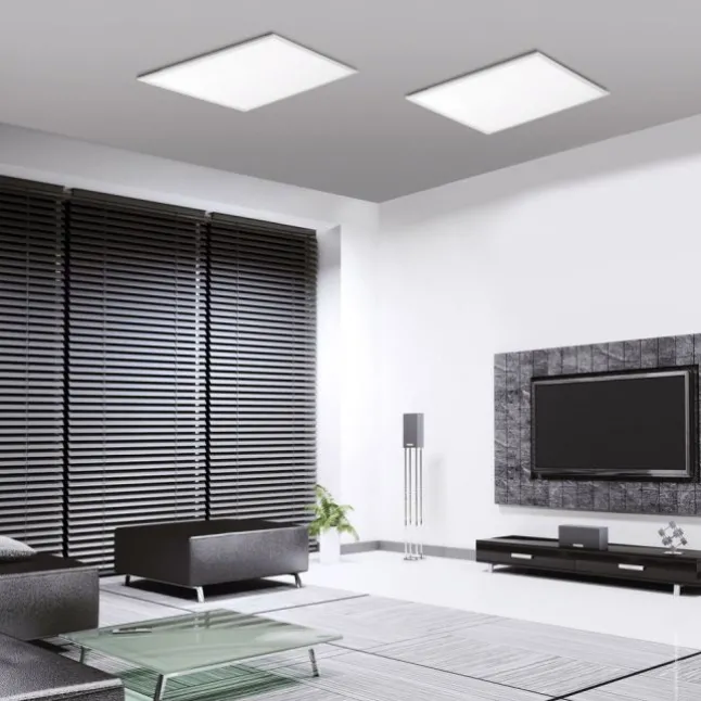 Paul Neuhaus, Q-FLAG, LED-Panel, 62x62cm, CCT, flach, dimmbar, Smart Home