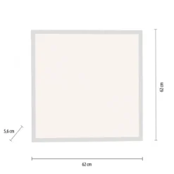 Paul Neuhaus, Q-FLAG, LED-Panel, 62x62cm, CCT, flach, dimmbar, Smart Home