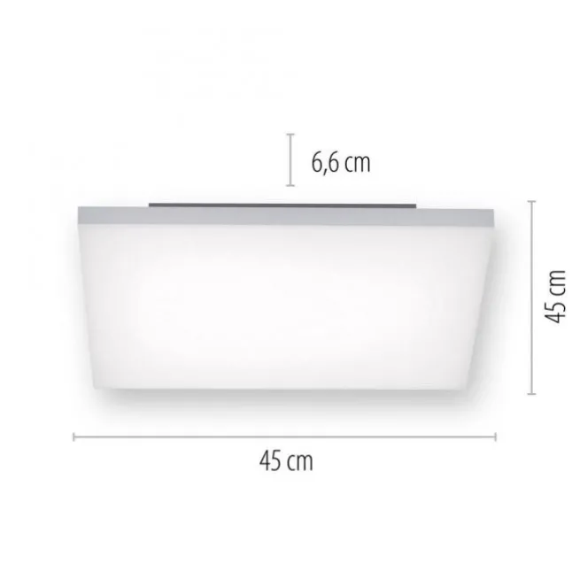 Paul Neuhaus, Q-FRAMELESS, LED-Panel, 45x45cm, weiß, rahmenlos, Smart Home