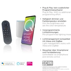 Paul Neuhaus, Q-FRAMELESS, LED-Panel, 45x45cm, weiß, rahmenlos, Smart Home