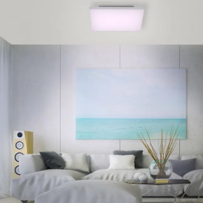 Paul Neuhaus, Q-FRAMELESS, LED-Panel, 45x45cm, weiß, rahmenlos, Smart Home