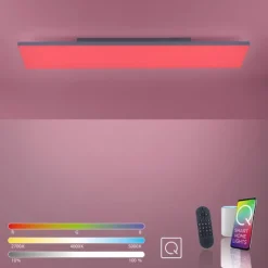 Paul Neuhaus, Q-FRAMELESS, LED-Panel,120x30cm, Smart Home