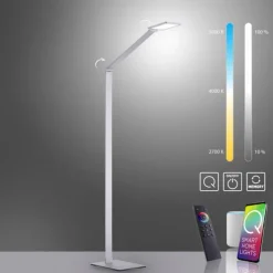Paul Neuhaus, Q-HANNES, LED-Stehleuchte, verstellbar, dimmbar, Smart Home
