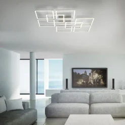 Paul Neuhaus, Q-INIGO, LED-Deckenleuchte, stahl, Smart Home