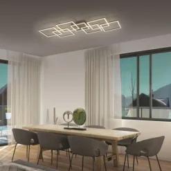 Paul Neuhaus, Q-INIGO, LED-Deckenleuchte, stahl, Smart Home