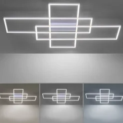 Paul Neuhaus, Q-INIGO, 100x75cm, LED-Deckenleuchte, dimmbar, Smart Home