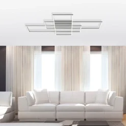 Paul Neuhaus, Q-INIGO, 100x75cm, LED-Deckenleuchte, dimmbar, Smart Home
