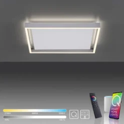 Paul Neuhaus, Q-KAAN, LED Deckenleuchte, stahl, Smart Home