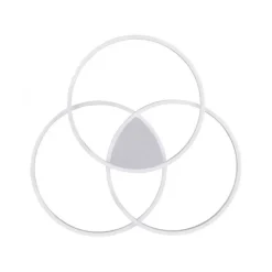 Paul Neuhaus, Q-KATE, LED-Deckenleuchte, 3 Leuchtringe, Smart Home