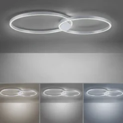 Paul Neuhaus, Q-KATE, LED-Deckenleuchte, dimmbar, CCT, modern, Smart Home