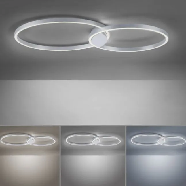 Paul Neuhaus, Q-KATE, LED-Deckenleuchte, dimmbar, CCT, modern, Smart Home