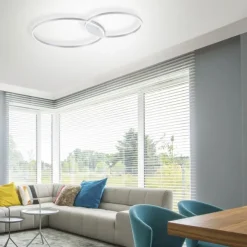 Paul Neuhaus, Q-KATE, LED-Deckenleuchte, CCT, modern, dimmbar, Smart Home