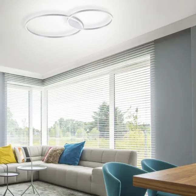 Paul Neuhaus, Q-KATE, LED-Deckenleuchte, CCT, modern, dimmbar, Smart Home
