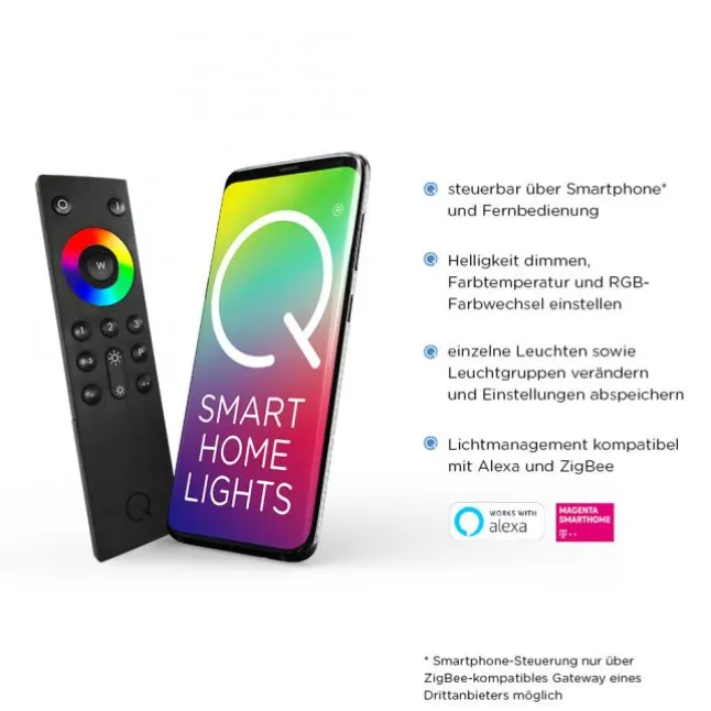 Paul Neuhaus, Q-LINO, Wegleuchte, RGB+W, dimmbar, IP44 (Auslauf)