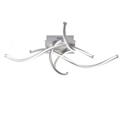 Paul Neuhaus, Q-MALINA, LED-Deckenleuchte, stahl, dimmbar, modern, Smart Home