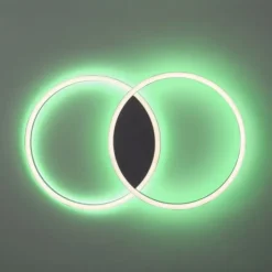 Paul Neuhaus Q MARKO LED Deckenleuchte Smart Home rund schwarz dimmbar RGB