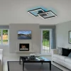 Paul Neuhaus Q MARKO LED Deckenleuchte Smart Home eckig schwarz dimmbar RGB