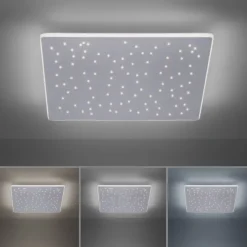 Paul Neuhaus, Q-NIGHTSKY, LED-Deckenleuchte, 60x60 cm, Smart Home